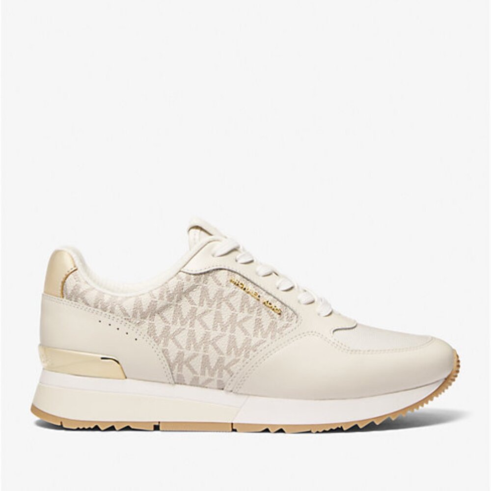 Michael Kors Livvy Mixed-Media Trainer Size 7M- MSRP $145 New in box.